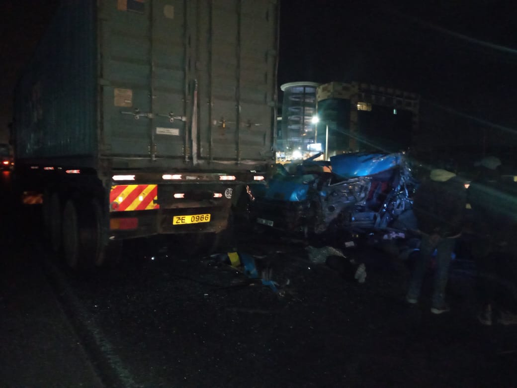 Four die on the spot in grisly accident along Mombasa road