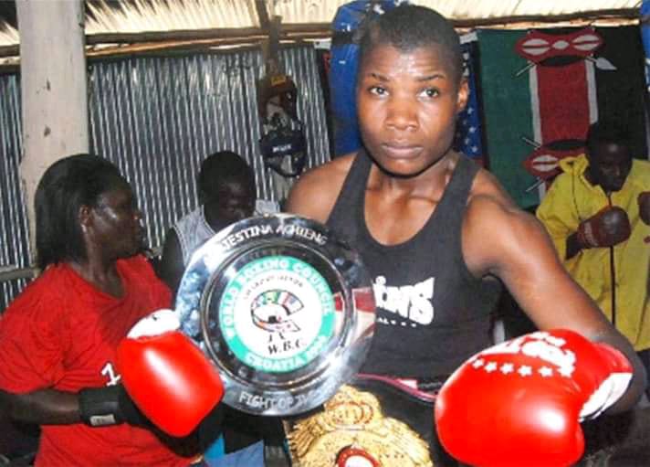 Former boxing icon Conjestina Achieng’ runs riot, burns property in Siaya