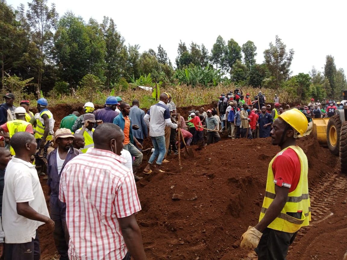Six workers buried alive while digging water trench in Kirinyaga