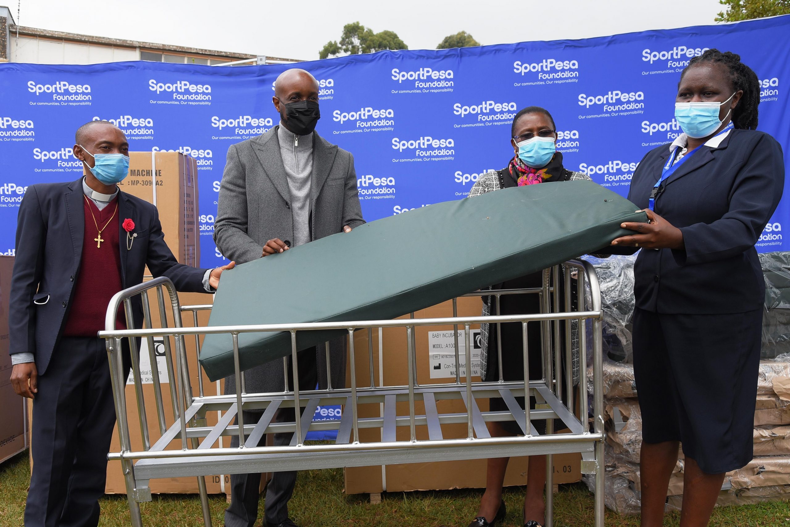 Relief in Tharaka Nithi as SportPesa donates medical equipment to PCEA Chogoria Mission hospital