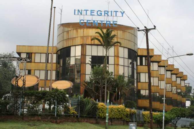 The 11 Vihiga County officials arraigned. PHOTO/EACC