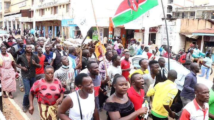 Kakamega: Kenya Kwanza supporters celebrate Supreme Court's verdict to validate Ruto's win