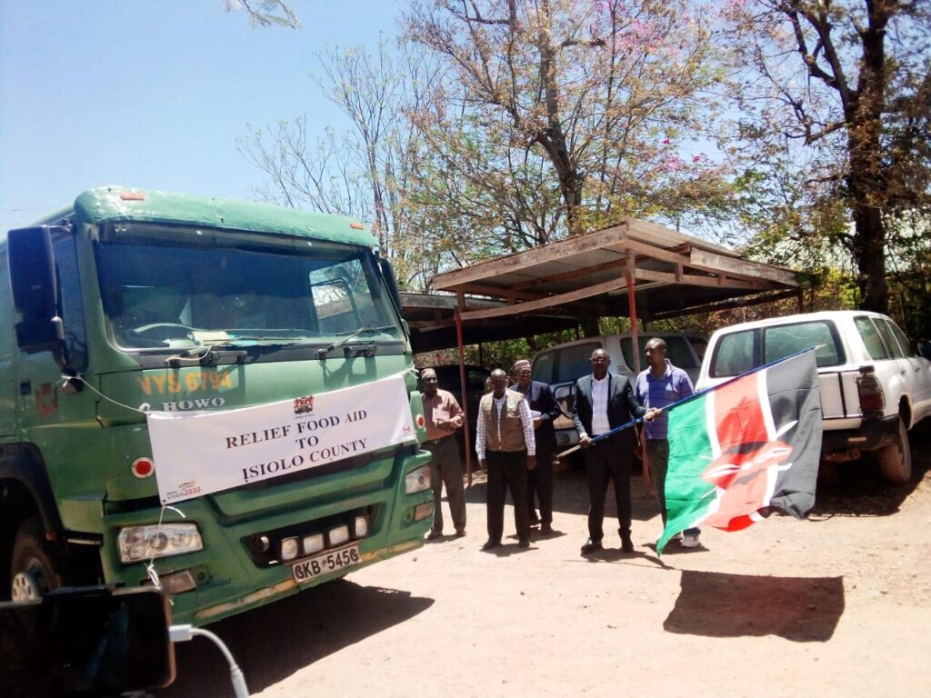 Isiolo county flags off relief food received from national gov't