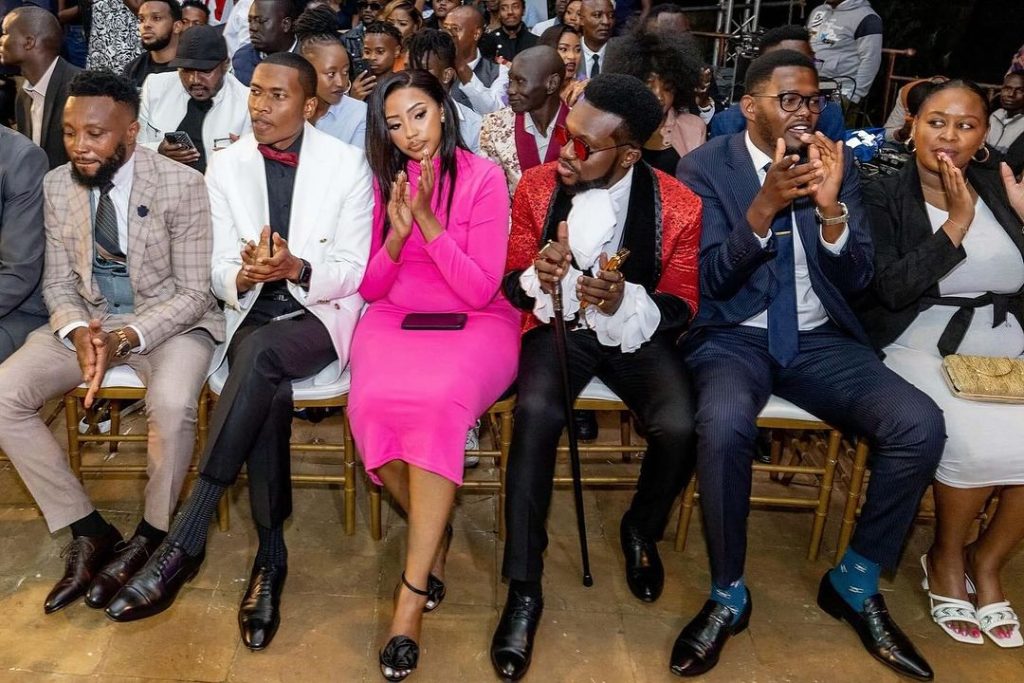 Celebrities at The Bahati's Empire' reality show launch event on June 6, 2024. PHOTO/@karenzo.nyamu/Instagram