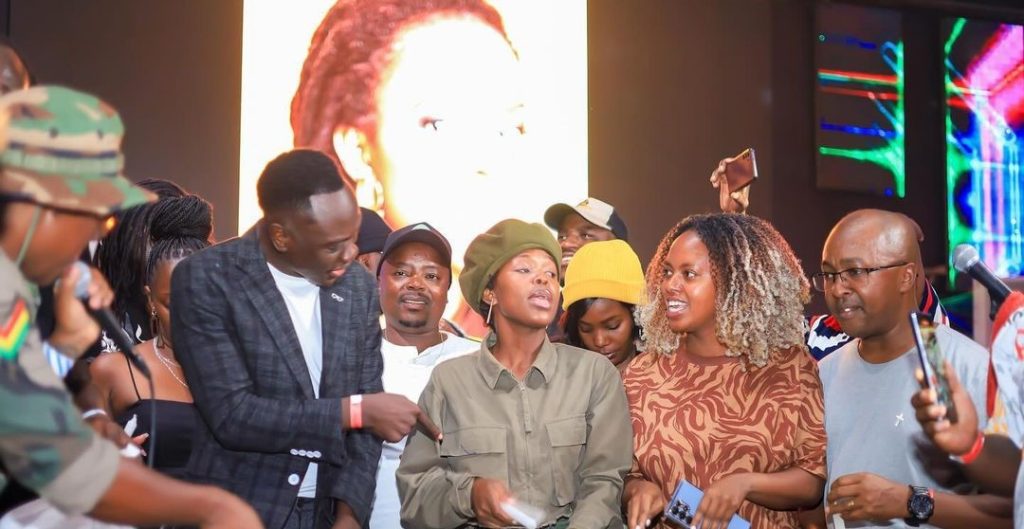 Kenyan celebrities join in at Njambi's reggae tribute night held at Quiver Lounge, Thika Road. PHOTO/@quiverlounge_ke/Instagram