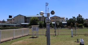 Inside a weather station in Kenya