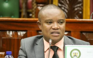 National Assembly Finance Committee chairman Kuria Kimani during the drafting of the Finance Bill on Wednesday, June 12, 2024. PHOTO/@KuriaKimaniMP/X