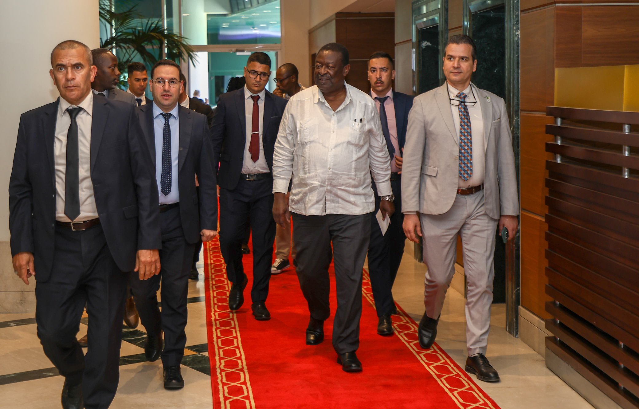 Musalia Mudavadi arrives in Algeria