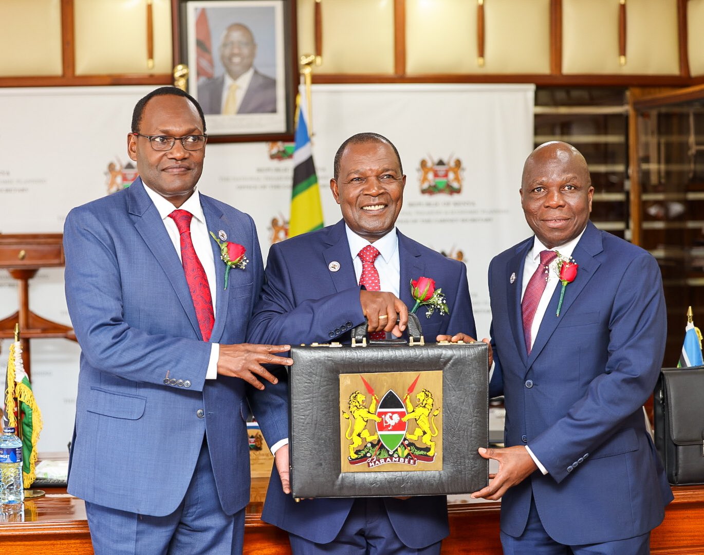 Treasury CS Njuguna Ndung'u during the reading of the 2024/2025 budget. PHOTO/@KeTreasury/X