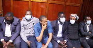 Salim Swaleh and other accused persons in court on Monday June 24, 2024. PHOTO/@ODPP_KE/X.