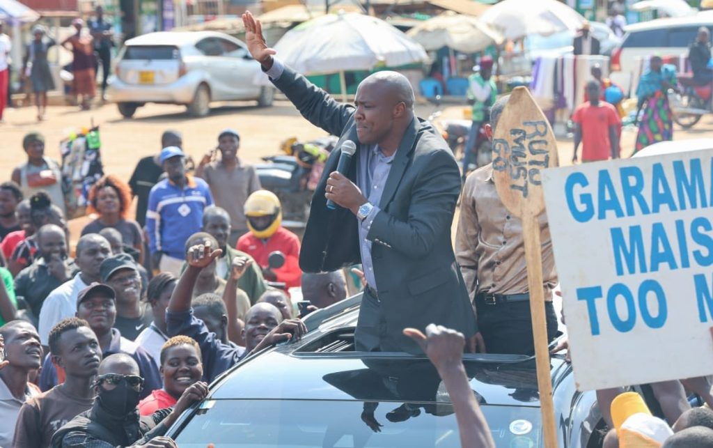 Alfred Keter speaking at a past function. PHOTO/@HEBabuOwino/X