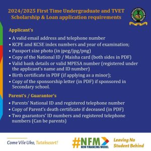 HELB requirements for first time applicants. PHOTO/@HELBpage/X