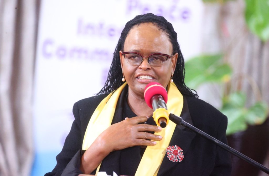 Chief Justice Koome at the memorial service of Hon. Justice David S. Majanja. PHOTO/@CJMarthaKoome/X