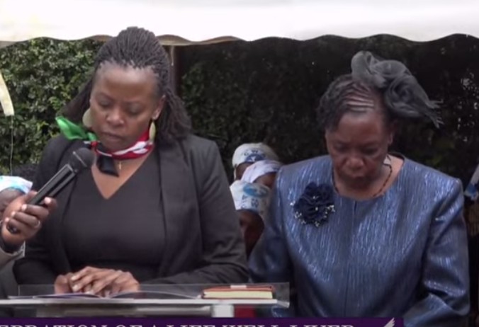 Jane Nduta, mother to David Chege, protestor shot outside parliament. PHOTO/Screengrab by K24 Digital/@Media rollkenya/YouTube