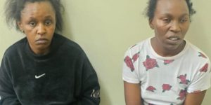 Female suspects arrested by DCI on Friday July 12, 2024. PHOTO/@DCI_Kenya/X