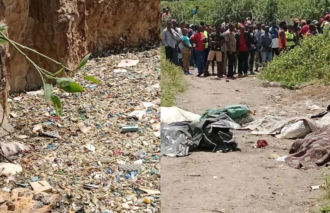 Bodies retrieved at Kware in Mukuru Slum on Friday July 12, 2024. PHOTO/@mukuru_cjc/X