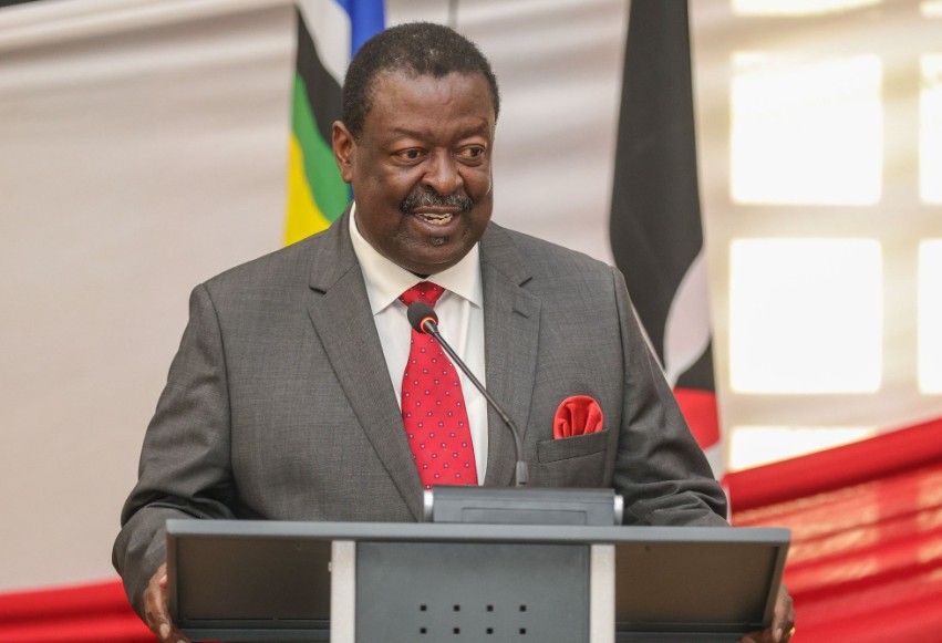 Prime Cabinet Secretary Musalia Mudavadi. PHOTO/@OfficePCS_KE/X