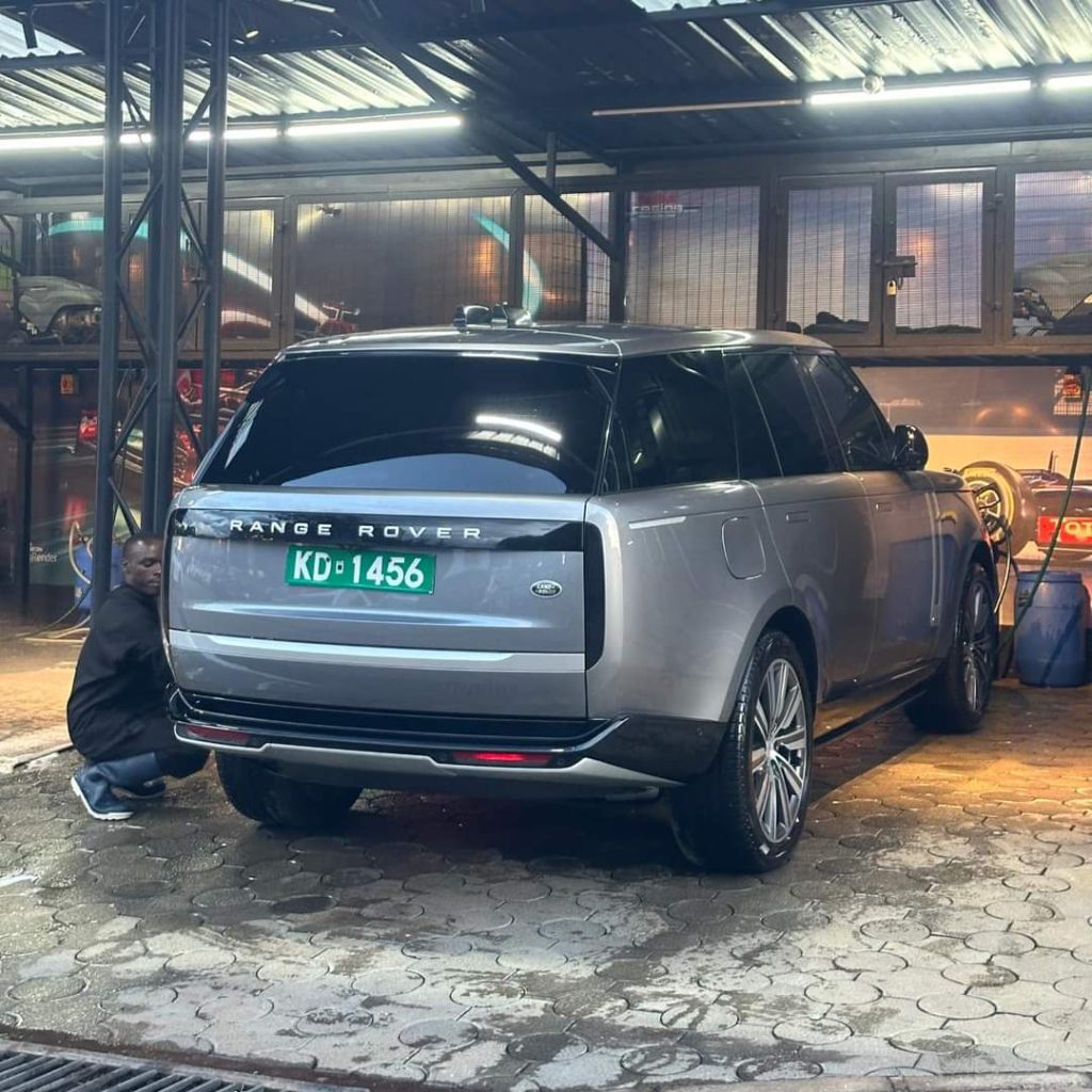 Millicent Omanga's new Range Rover that she flaunted on May 11, 2024. PHOTO/@MillicentOmanga/X