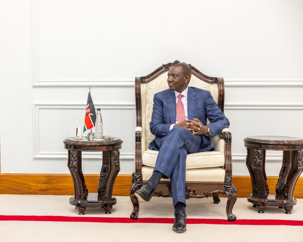 President Willian Ruto at State House, Nairobi on July 16, 2024. PHOTO/@WilliamsRuto/X