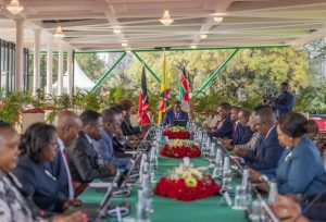 President William Ruto chairs a Cabinet meeting on July 4, 2024.