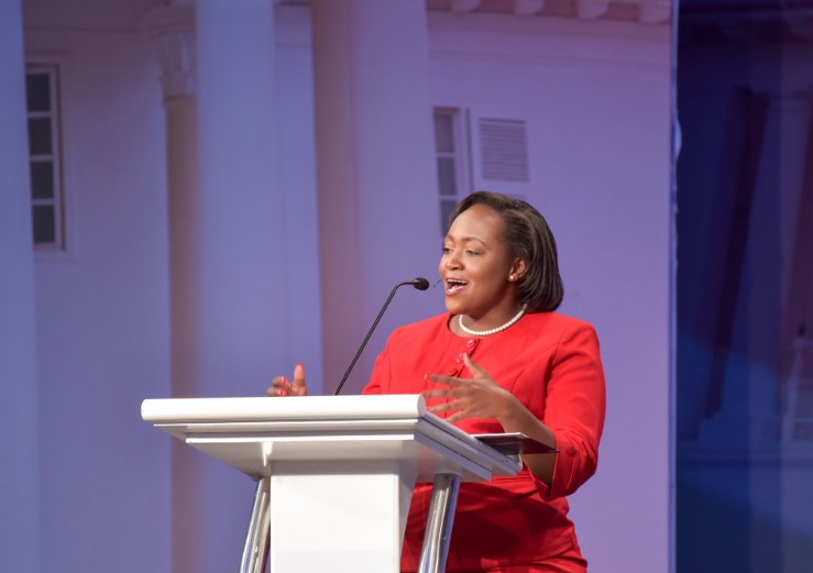 Former Roots Party presidential running mate Justina Wamae. PHOTO/