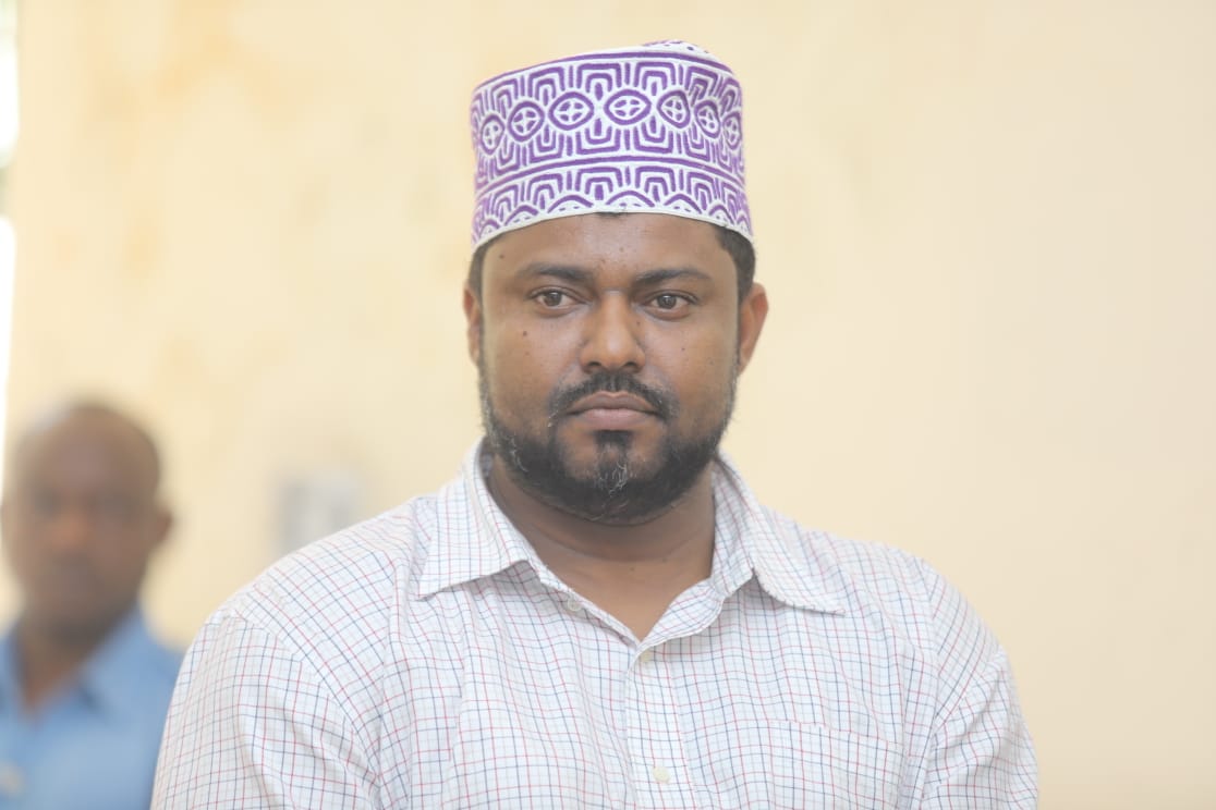 Sheikh Mohammed Alhadi Ahmed at the Shanzu law courts on Monday, July 15, 2024. PHOTO/Sophie Njoka