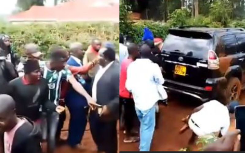 Drama as constituents force MCA to walk on muddy road for failing to fix it
