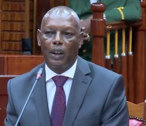 Agriculture Cabinet Secretary nominee Andrew Karanja. PHOTO/Screengrab by K24 Digital