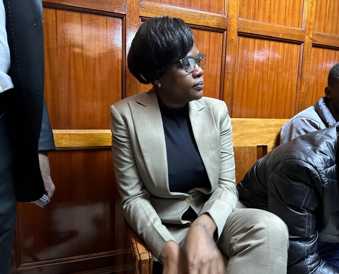 Maverick Aoko when she was arraigned in court on August 19, 2024. PHOTO/Sheila Mutua