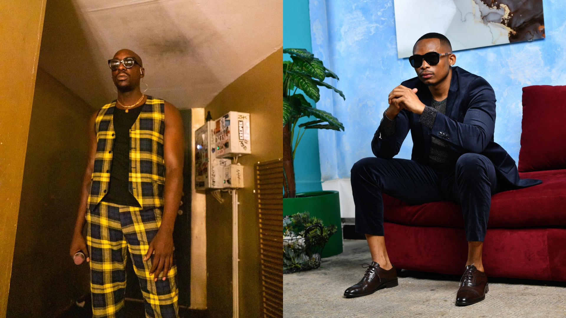 Bien and Otile Brown. PHOTOS/@bienaimesol ,@otilebrown, /Instagram