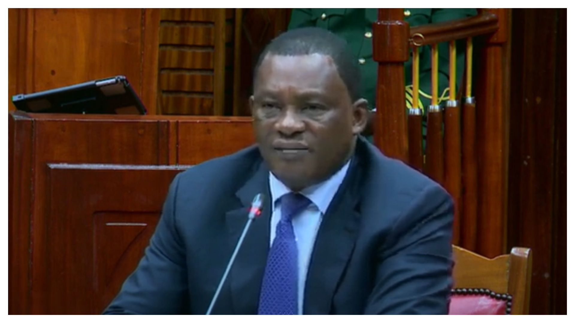 Cabinet Secretary Nominee of Public Service and Human Capital Development Justin Muturi