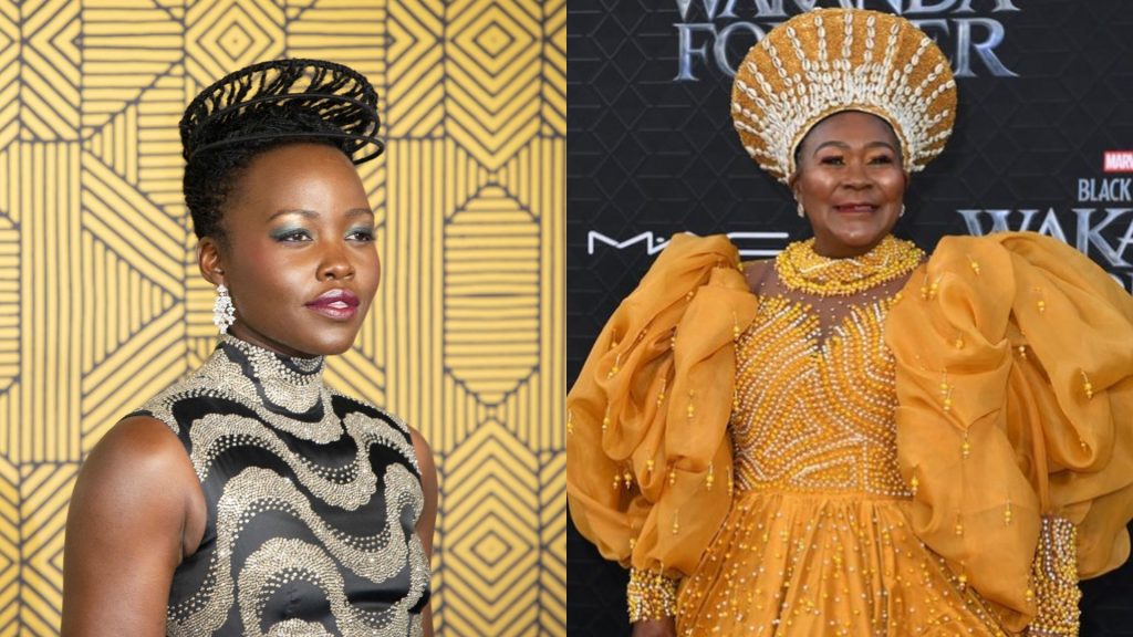 American-based Kenyan actress Lupita Nyong'o and late actress Connie Chiume. PHOTO/@lupitanyong'o/@conniechiume/Instagram