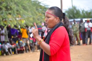 Samburu West Member of Parliament (MP) Naisula Lesuuda. PHOTO/@Lesuuda/X