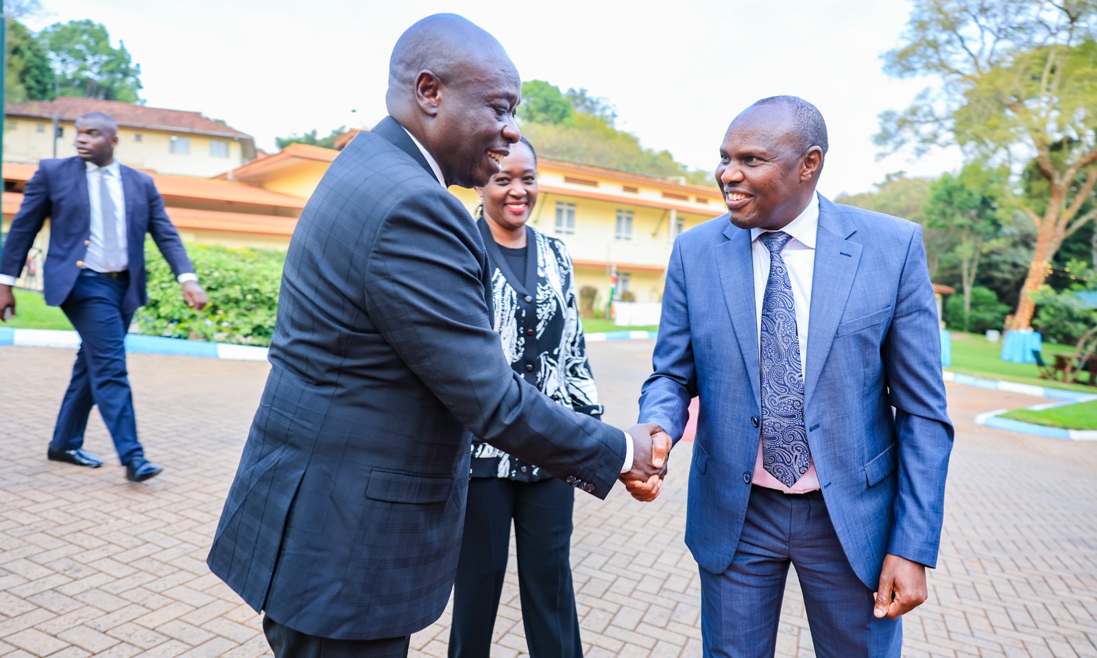 Deputy President Rigathi Gachagua at the Cabinet Induction workshop at the National Defence College International Peace and Support Training Centre in Karen, Nairobi. PHOTO/@NRugene/X