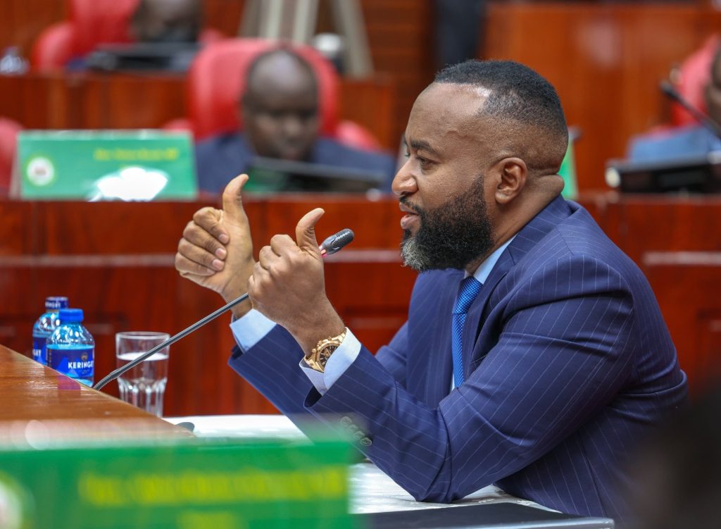 Mining CS nominee Hassan Joho during his vetting on Sunday, August 4, 2024. PHOTO/@NAssemblyKE/X