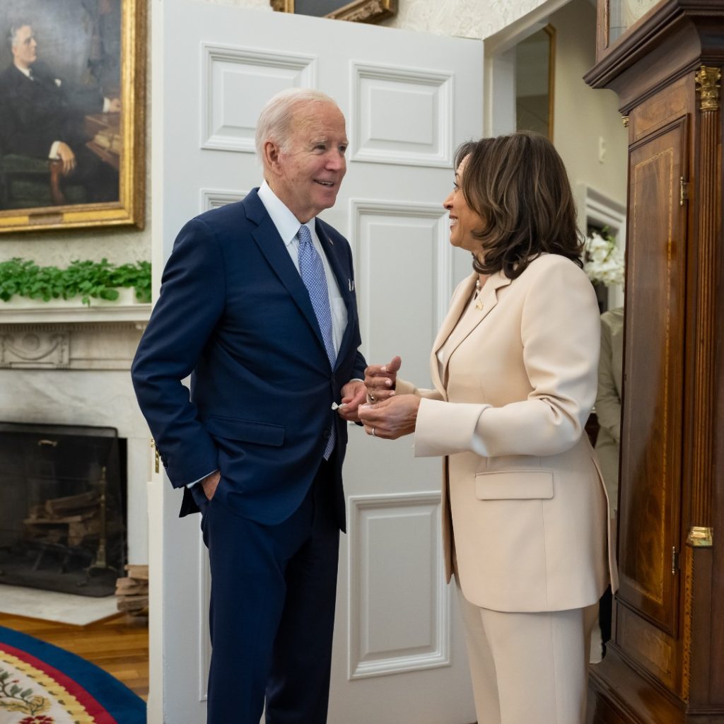 U.S. President Joe Biden and Vice President Kamala Harris. PHOTOS/@KamalaHarris/X