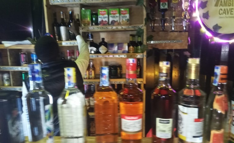 One of the liquor stores visited by NACADA officials during a crackdown on Wednesday August 14, 2024. PHOTO/@NACADAKenya/X