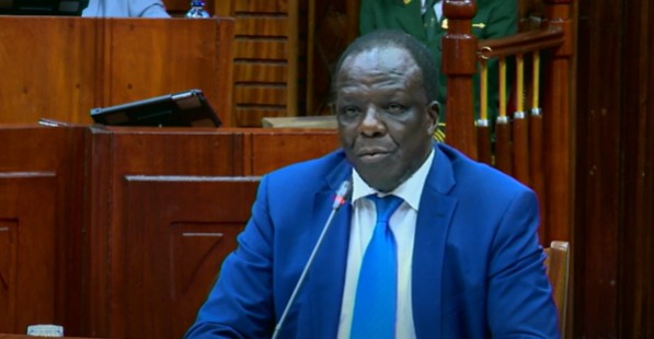 Co-operatives and MSME Development Cabinet Secretary nominee Wycliffe Ambetsa Oparanya facing the Committee on Appointments on Sunday August 4, 2024. PHOTO/ Screengrab by K24 Digital/ Parliament of Kenya Youtube