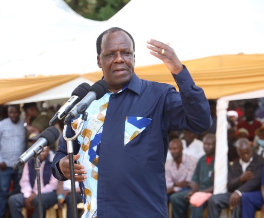 Co-operatives and Micro, Small and Medium Enterprises (MSMEs) Development CS nominee Wycliffe Ambetsa Oparanya speaking at a past event. PHOTO/Dr Wycliffe A. Oparanya @GovWOparanya/X