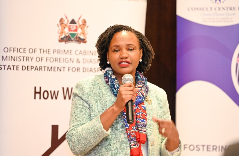 Principal Secretary for State Department for Diaspora Affairs Roseline Njogu