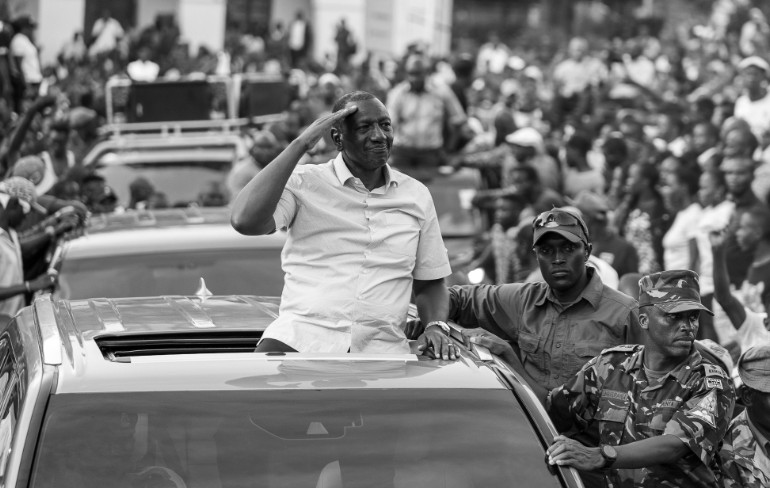 President William Ruto arriving in Kisumu on Wednesday, August 29, 2024. PHOTO/@WilliamsRuto/X