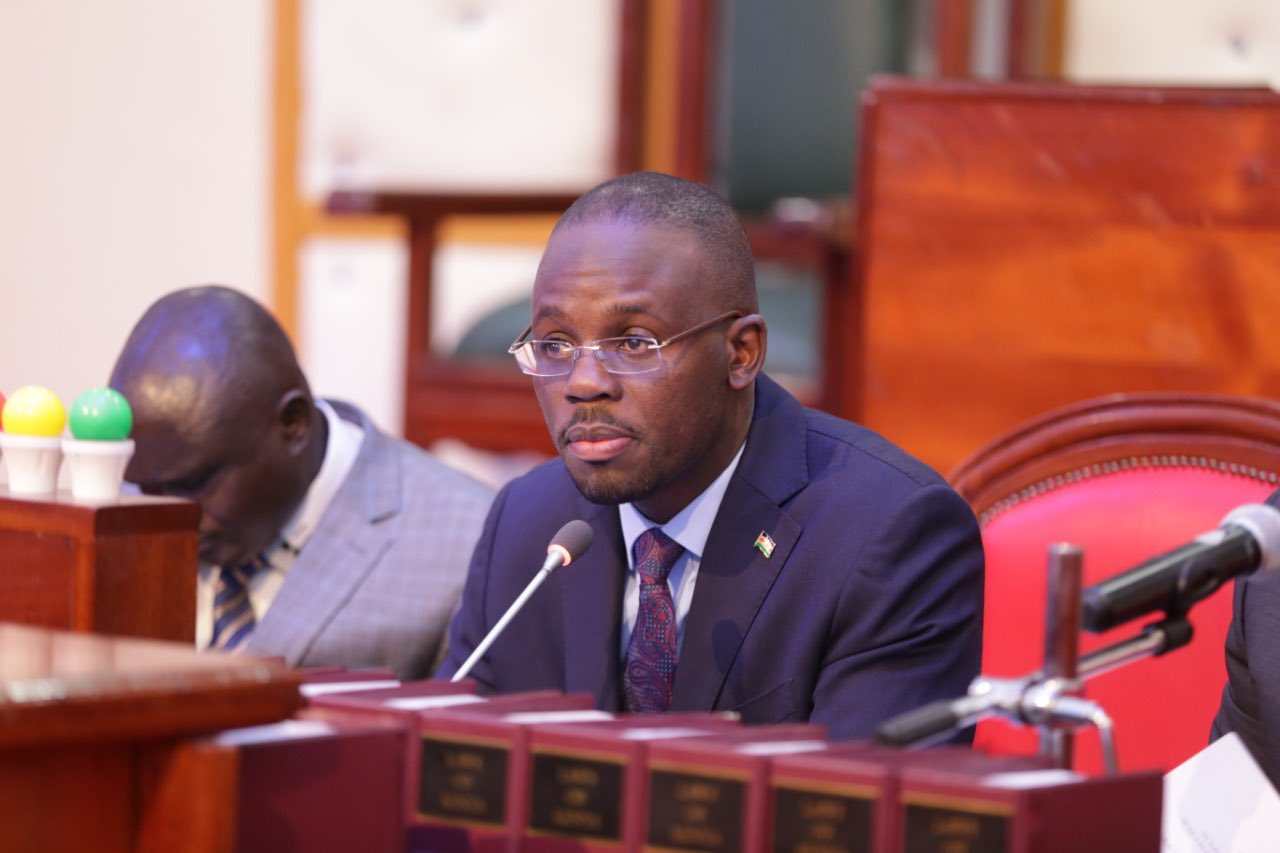 Homa Bay Senator Moses Kajwang during a past event. PHOTO/@senatorkajwang/X