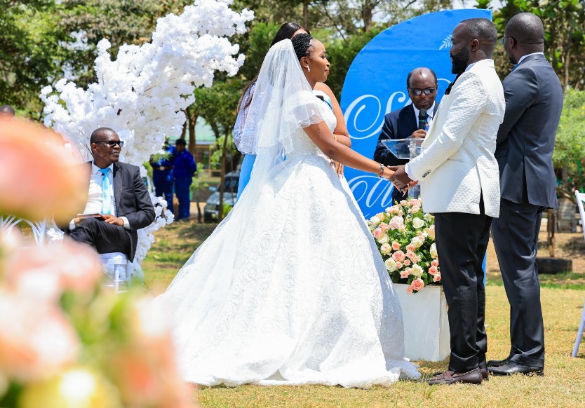 MP George Koimburi's daughter Shiru weds lover Paul Wetosi in colourful wedding. PHOTO/@rigathi/X