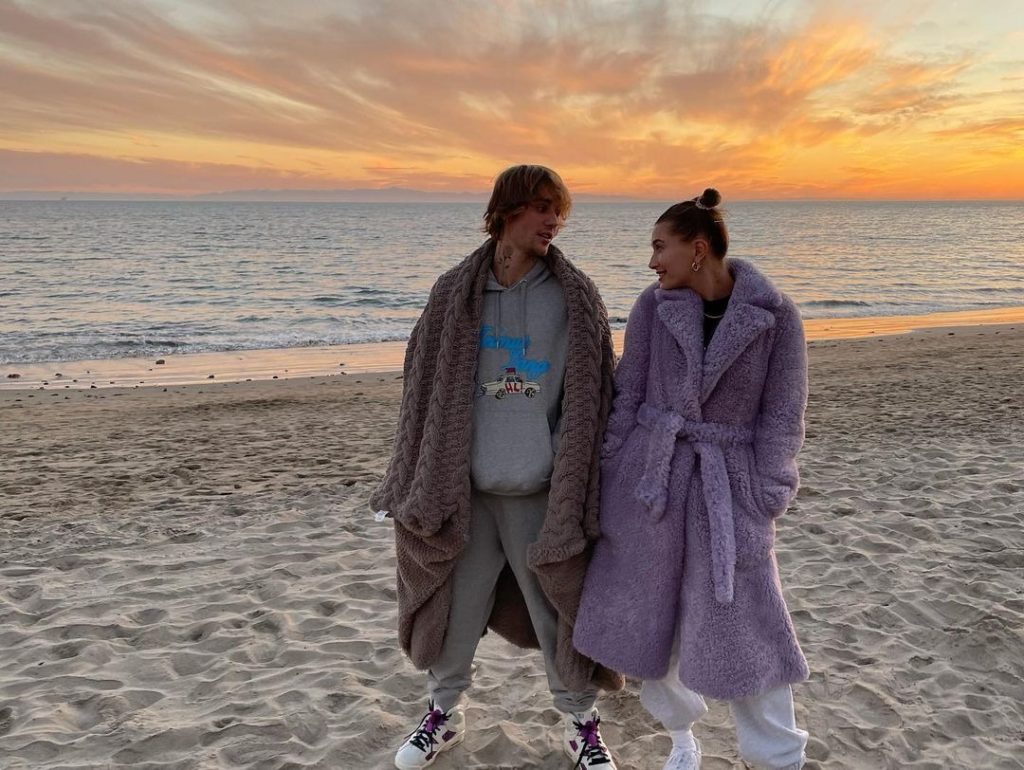 Canadian singer Justin Bieber and his wife Hailey Bieber. PHOTO/@justinbieber/X