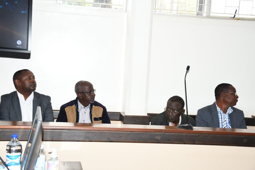 Former Samburu Governor Moses Kasaine Lenolkulal with other convicted persons in court on Wednesday, August 28, 2024. PHOTO/@ODPP_KE/X