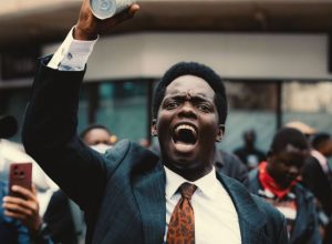 Activist Kasmuel McOure during past demos.