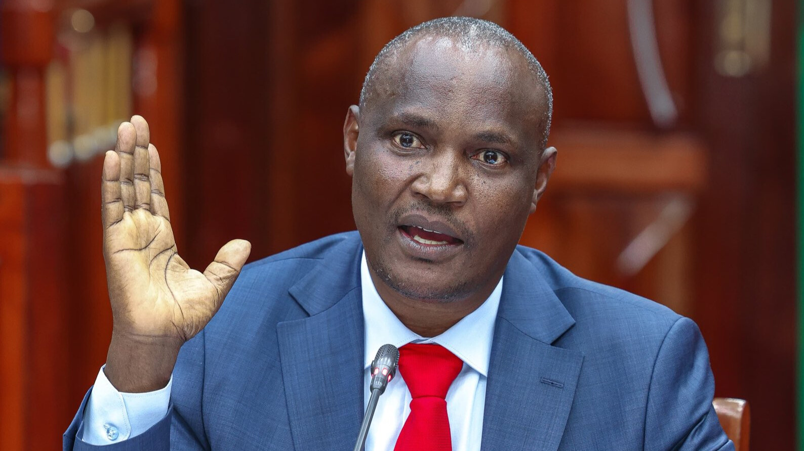 Cabinet Secretary nominee for National Treasury and Economic Planning John Mbadi. PHOTO/@NAssemblyKE/X