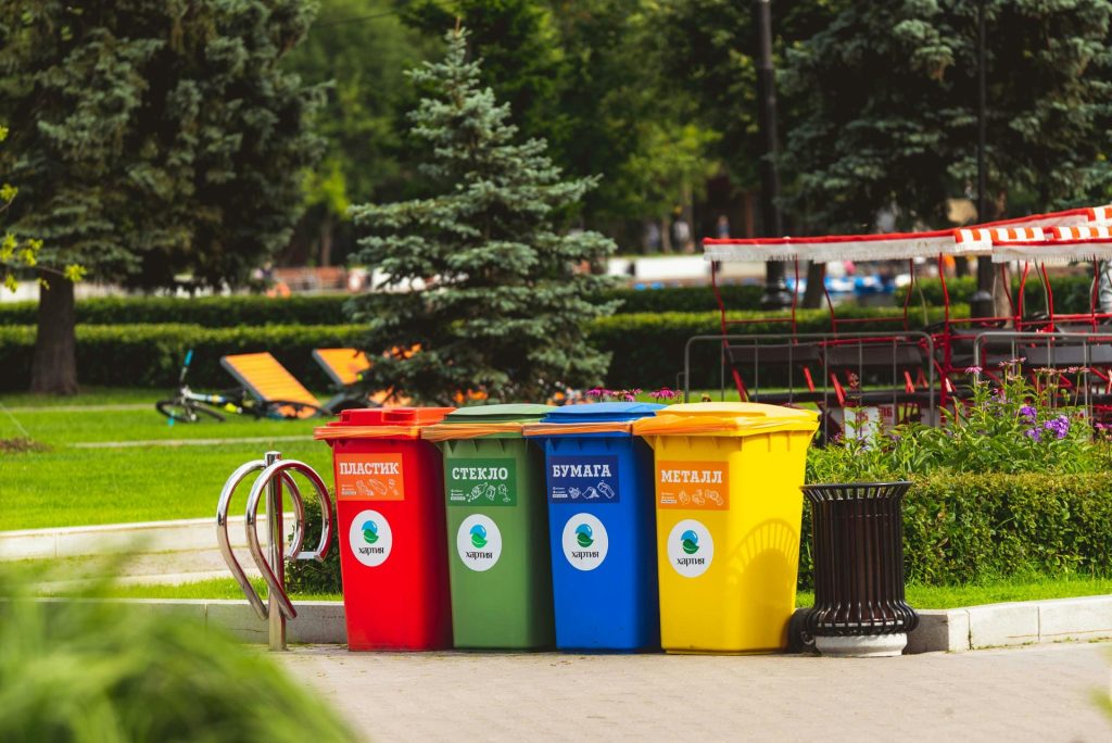 Assorted colour plastic trash bins. PHOTO/Pexels