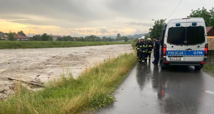 Four southern provinces in Poland are among the areas at greatest risk. PHOTO/Polish Police