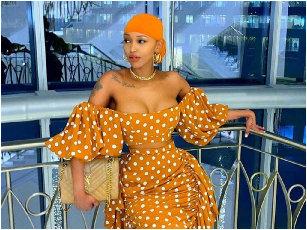 Kenyan beauty entrepreneur Huddah Monroe. PHOTO/@huddah_monroe_stargal/Instagram